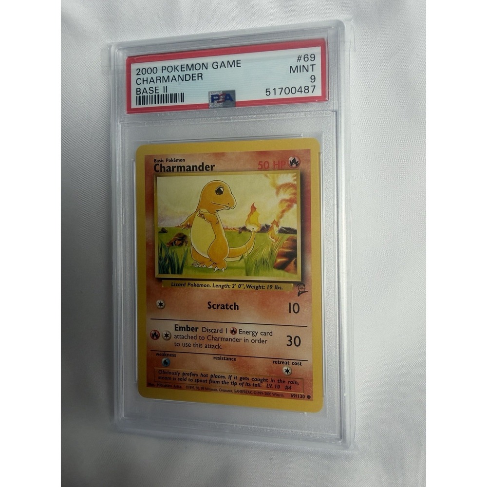 2000 POKEMON GAME BASE II #69 CHARMANDER BASE II